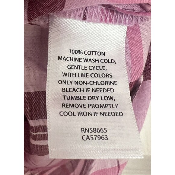 NWT BP Oversized Pink Plaid Button Down Shirt Size Small Buttons - Picture 5 of 8